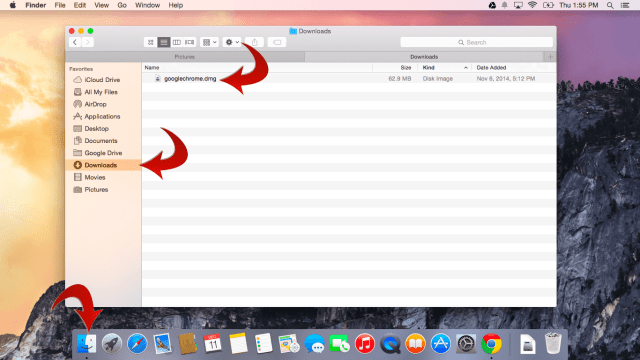 ow do i download google chrome on mac 10.10.5